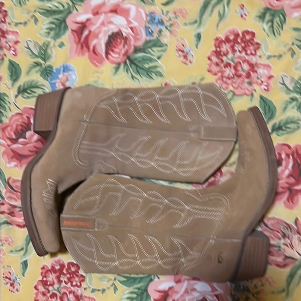 Rocket Dog Tan Heeled Boots